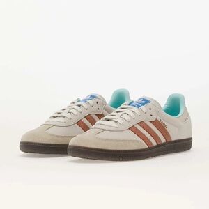 adidas Originals Samba Beige and Brown Athletic Shoes